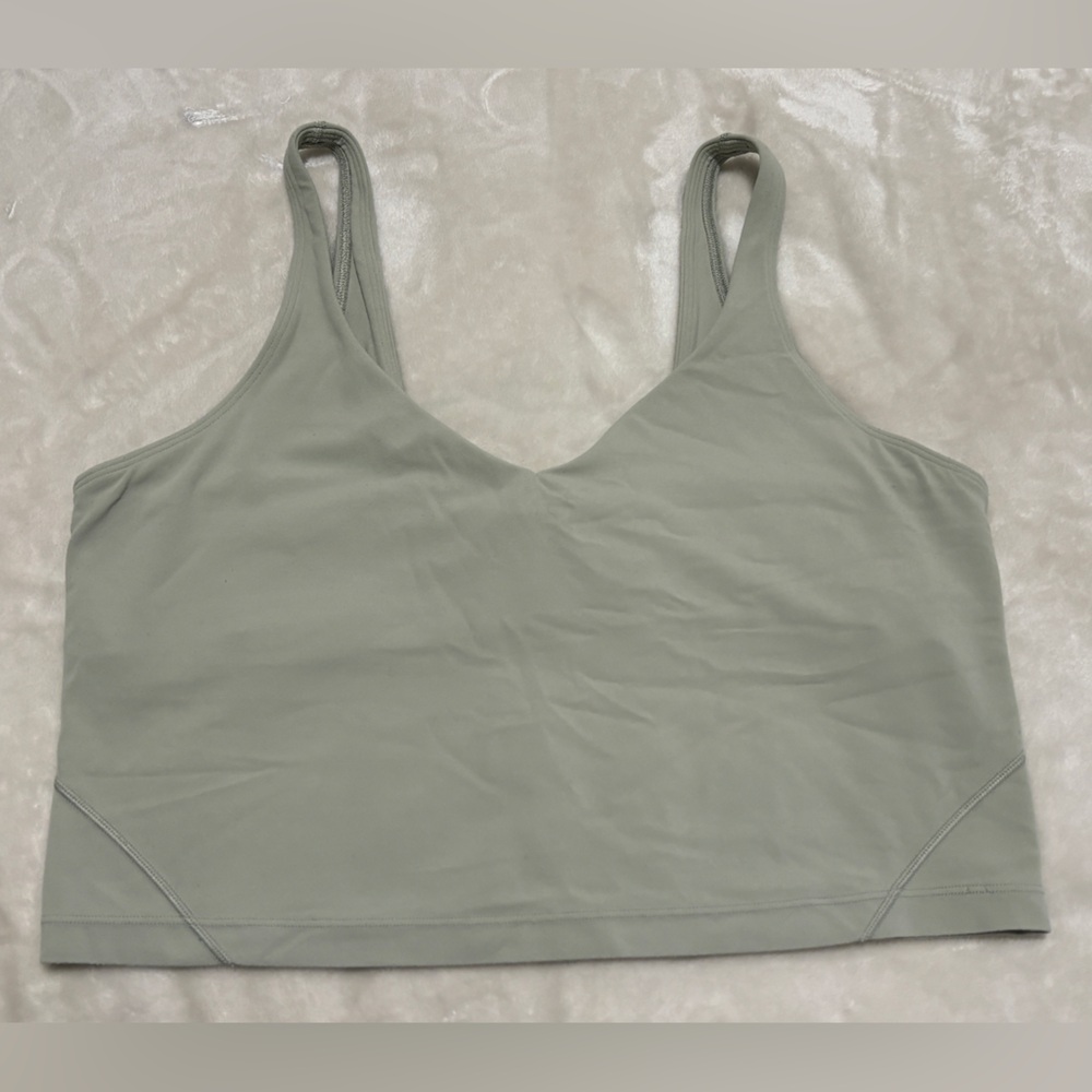 Lululemon dusty green sports bra